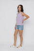 Keri-Sleeveless Woven Shell